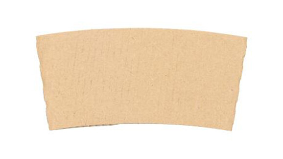 Sleeve für Coffee to go Becher, 112 x 20 x 51 mm, Kraftpapier, braun, Prime Source, A-Nr.: 16817 - 01