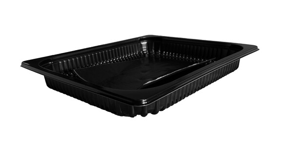 1/2 Gastroschale MAP/S, 5.008 ml, PP, 325 x 265 x 80 mm, schwarz, mit Rippen, inkl. Saugeinlage ES 2500 schwarz, A-Nr.: 15917 1/2 Gastroschale MAP/S, 5.008 ml, PP, 325 x 265 x 80 mm, schwarz, mit Rippen, inkl. Saugeinlage ES 2500 schwarz, A-Nr.: 15917 - 01