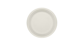 Einwegteller, Bagasse, Ø 151 mm, 13,6 mm, weiß, A-Nr.: 95090 - 01